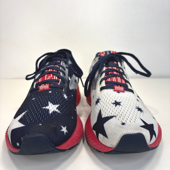 Brooks Launch 8 Running Shoes Stars Stripes Patriotic Red White Blue Size 9 - Picture 3 of 12